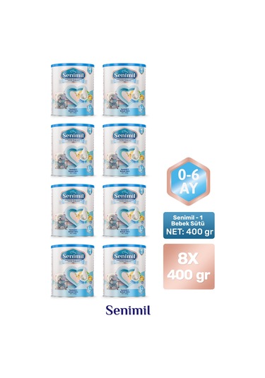 Senimil 1 Bebek Sütü 400 G 8 Adet