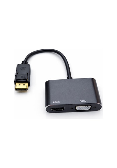 Display To Hdmı+vga Çevirici Dönüştürücü Adaptör