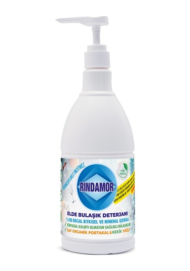 % 100 Doğal Bitkisel Elde Bulaşık Deterjanı - Organik Kekik&portakal Yağlı