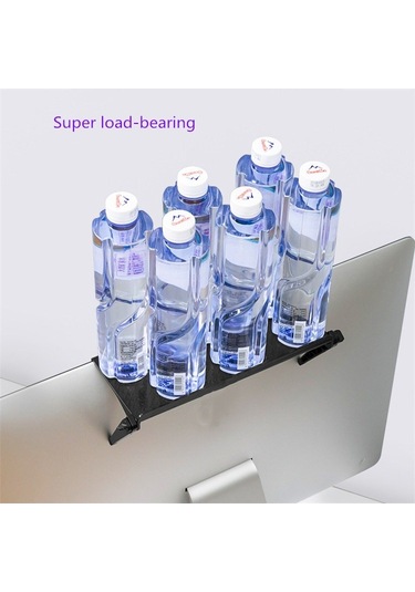 Sones Yaratıcı Çok İşlevli Depolama Rafı Bilgisayar Monitörü Tutucu, Boyut: L Beyaz