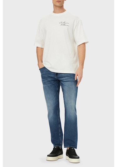 Calvin Klein Erkek T Shirt Lv04re828g Yaf Beyaz