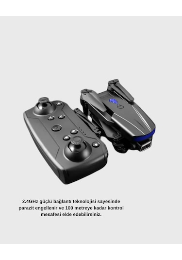 4k Katlanabilir Drone Uzaktan Kontrollü Wi-fi Görüntü Aktarımlı