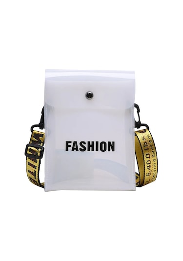 Gülen Yüz Çocuk Çantası Kore Tarzı Moda Göğüs Çanta Rahat Crossbody Çanta Siyah