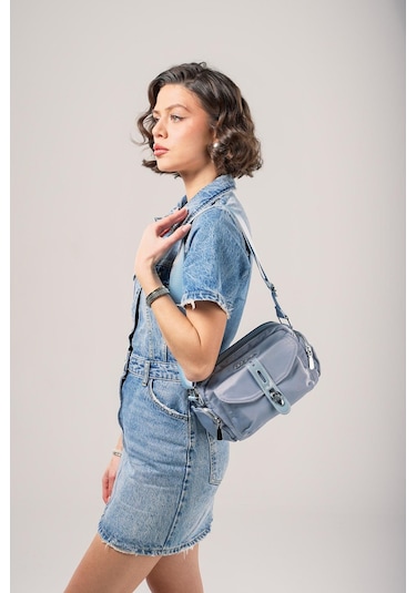 Ççs Kadın 17888 Omuz Çantası Mavi