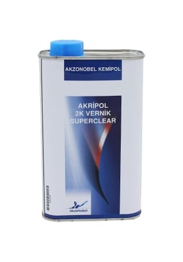 Akzonobel Akripol 2K Super Clear Vernik 1 Litre 1 Litre
