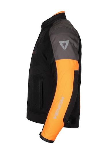 Motosiklet Mont 4 Mevsim Dynamic Black-orange Motorcu Montu