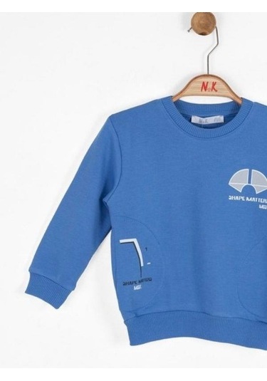 Nk Kids Erkek Bebek Pamuklu Orta Kalınlık Sweatshirt-14723 Saks