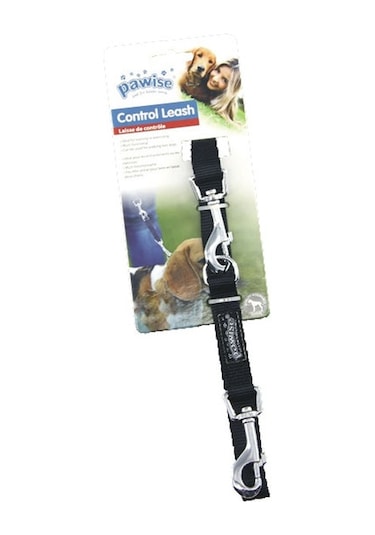 Pawise Dog Comp.Control S (1.5 CM x72") Tasma Siyah
