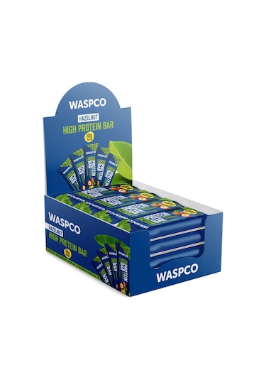 Waspco Co Yüksek Protein Bar - Fındıklı 50g X 12 Adet