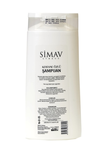 Simav Synaus Kestane Özlü ve Termal Sulu Şampuan 250 ML