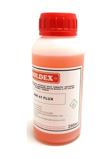Soldex Asr41 Reçineli Sıvı Flux 250Ml - Kargo Ücretsiz