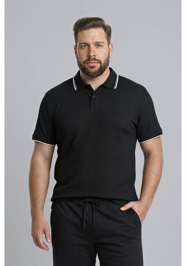 Defacto Büyük Beden Polo T-shirt H1474AX26SP