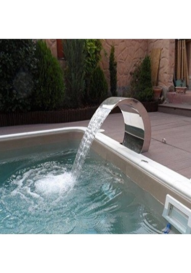 DEV PASLANMAZ 400x1000 mm Lüks Model Havuz Şelale AISI 316 Kalite