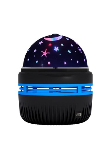 Mini Yıldızlı Projektör Gece Lambası Çok Renkli