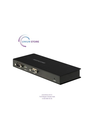 Cat 5 Ses / Vga Görüntü Sinyalı Uzatma Cihazı, Verici Ünitesi, 300 Metre