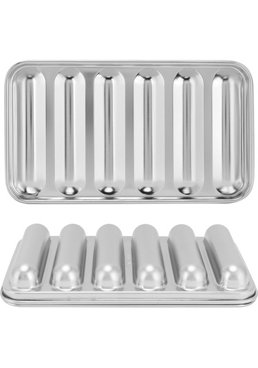 Shineyee 304 Paslanmaz Çelik Sosis Kalıbı - Fırın/buğulama Uyumlu, Kolay Demoldo, Sağlıklı Bebek Yemekleri İçin Multifonksiyonluk Diğer