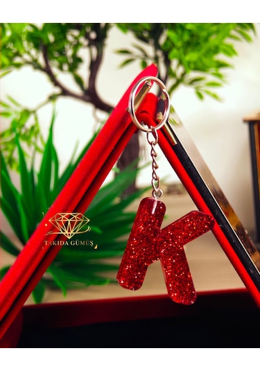 Anahtarlık Harfli Model Kişiye Özel Modeller Açık Gri