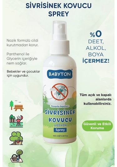 Babyton Sinek Kovucu Losyon 100 ML