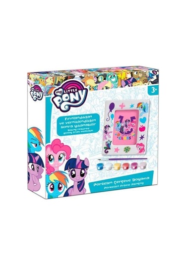 My Little Pony Porselen Çerçeve Boyama Renkli