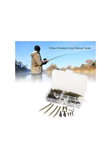 Novahub Coonor Yeşil Sazan Balıkçılık Aksesuar Seti - 100 Parça, Çevre Dostu, Kullanışlı Balıkçılık Ekipmanları