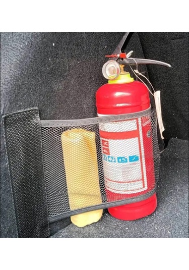 Yangın Tüpü Tutucu Ve Organizer & Fileli Bagaj Çanta Tutma Lastigi