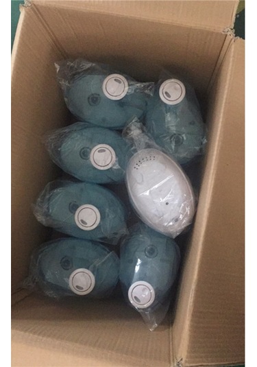 Yatak Odası İçin Ultrasonik Soğuk Sis Nemlendirici, Fısıltı Sessizliğinde Ab Fişi Mavi