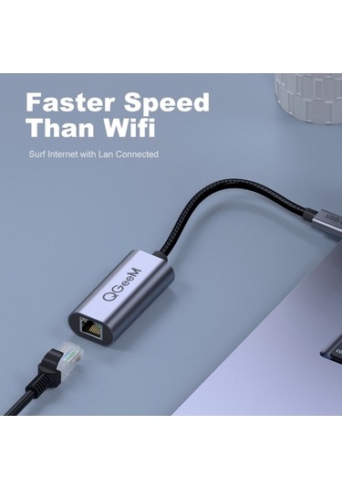 Tongxida Qgeem Ua05-a Usb 3.0 Ethernet Adaptörü, Usb Rj45 Lan Dönüştürücü, 547447426