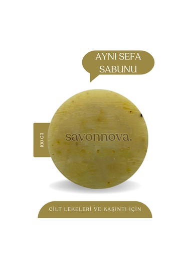 Doğal Aynı Sefa Sabunu, Ciltler İçin Destekleyici Yenileyici Sabun 100gr