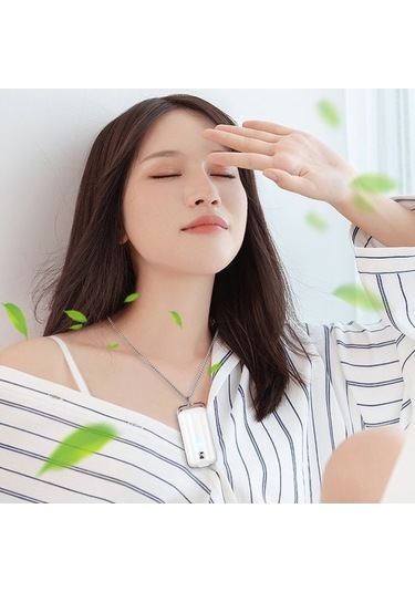 Novahub Asılı Boyun Negatif İyon Hava Temizleyici, Size:hanging Neck Air Purifier Gül, Gülümsüyü Hava净化器 Gül