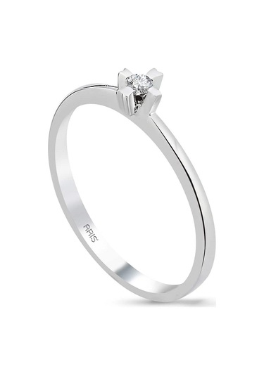 Ariş 0.05 Karat Pırlanta Tektaş Yüzük