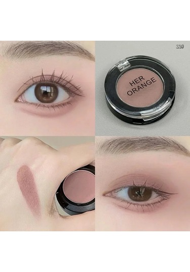 Tek Renkli Mat Beyaz Göz Farı Astar Makyaj Kalıcı Pürüzsüz Giymek Kolay Doğa 13 01