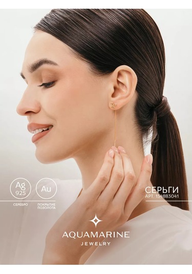 Aquamarıne 925 Ayar Gümüşın Balıkkumlama Küpe 154883041 Altın