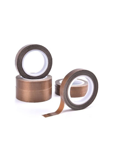10m 300 Derece Yüksek Sıcaklık Dayanımı Yapışkan Bant Makinesi Ptfe Bant 7mm
