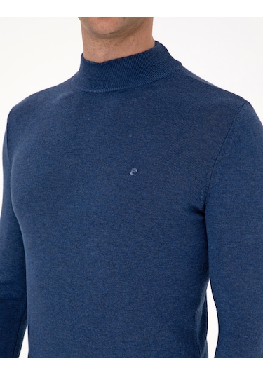 Pierre Cardin Erkek İndigo Melanj Kazak /triko 50314176-vr155 İndigo Melanj