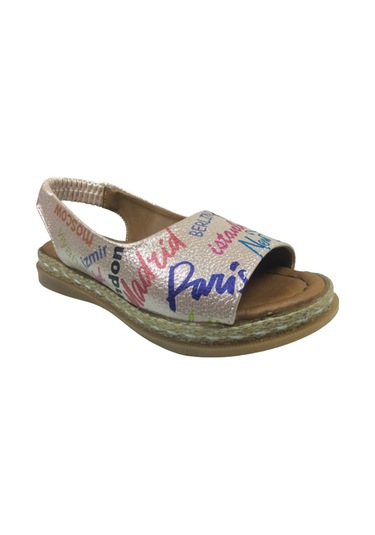 Ortopedikal 1506 (Plm) Kız Çocuk Sandalet Ayakkabı Baskılı (496503989) Pudra