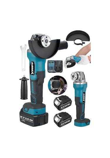 Stilmax ST-AT21T 21 V 4 Ah Çift Akülü Metal Kesme Spiral Taşlama Makinesi