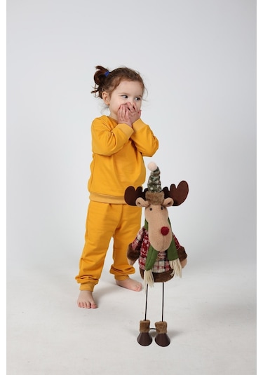 Babywom Basic Mevsimlik Eşofman Takımı- Hardal