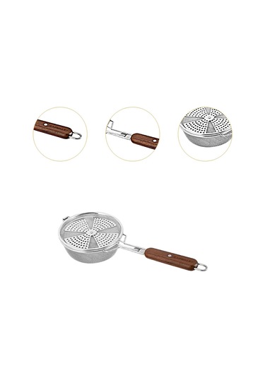 Homyl Kullanışlı Kahve Çekirdeği Kavurma Makinesi Paslanmaz Gümüş