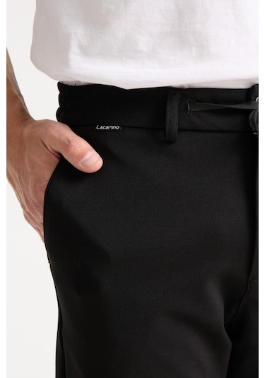 Lacarıno Lacarino 7889 Erkek Jogger Pantolon Siyah Lacarıno Lacarino 7889 Erkek Jogger Pantolon Siyah