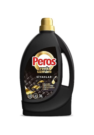 Peros Renk Uzmanı Kolajen Serum Etkisi Siyahlar için Sıvı Deterjan 2 x 3 L
