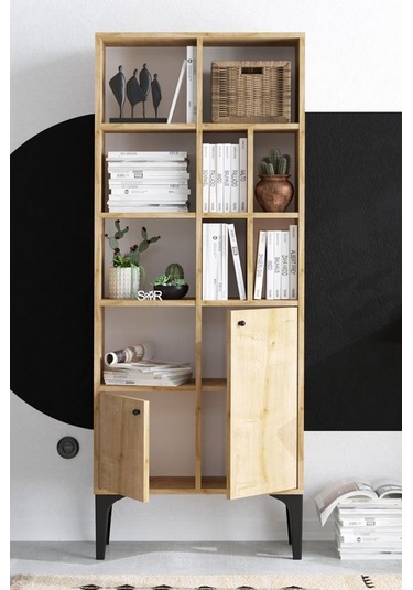 Decormet Castor Kitaplık Dec0033 Çok Renkli