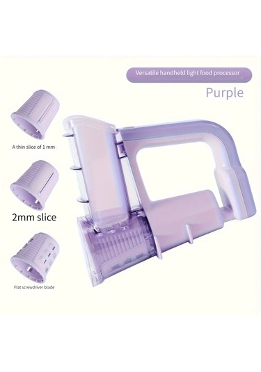 Elmpaly Gri Beyaz Usb Motorlu Mutfak Rondosu Doğrama Dilimleme Rendeleme Buz Kırma Gri Beyaz