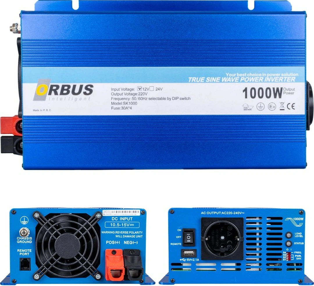 Orbus Ots1000w 12 Volt 1000 Watt Tam Sinüs İnvertör