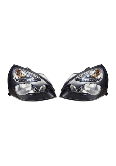 Clio 2 Far Lambası Sağ Sol Siyah 7701054063