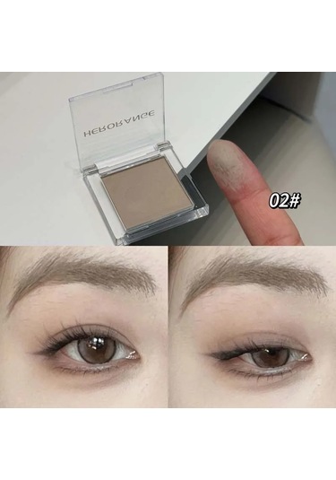 Makyaj Sarı Mat Çıplak Göz Farı Krem Ipeksi Su Geçirmez Yumuşak Göz Farı 02 C01