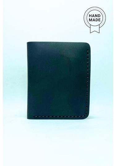 El Yapımı Hakiki Deri Premium Cüzdan Siyah