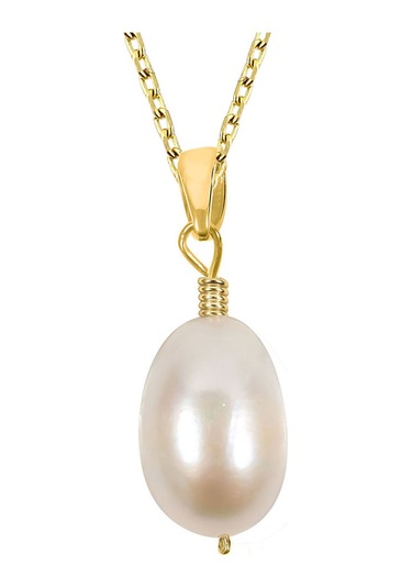 Kuyumcudukkani "barok Damla İncili"kolye -20812-g Gold
