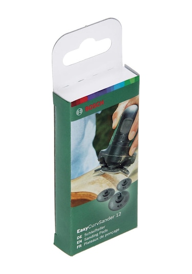 Bosch Zımpara Tabanı 38 mm 3'lü (EasyCurveSander 12 İçin) - 2609256F54