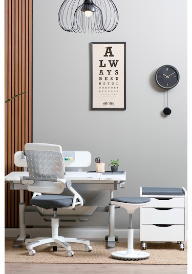 Creo Mobili Çekmeceli Tekerlekli Sirius Keson, Oturulabilir Ofis Ve Ev Komodini, Beyaz/beyaz