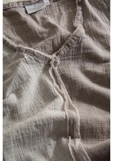 Ecocotton Melsa Erkek Açık Gri "large" %100 Organik Pamuk Şortlu Pijama Takımı Gri